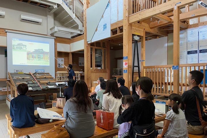 実物大の構造模型を見学できる