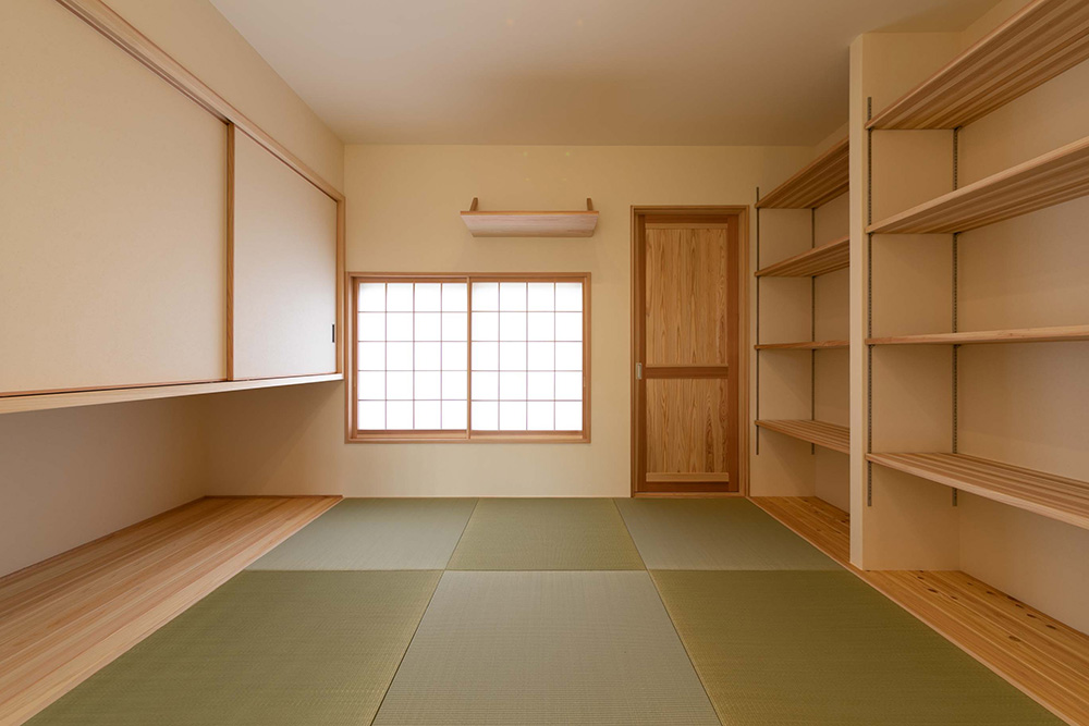 和室は間仕切りをなくして開放的な空間へ