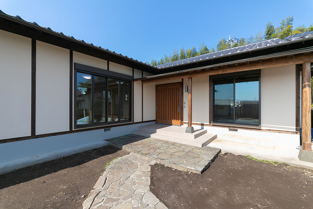 すっきりとした外観に