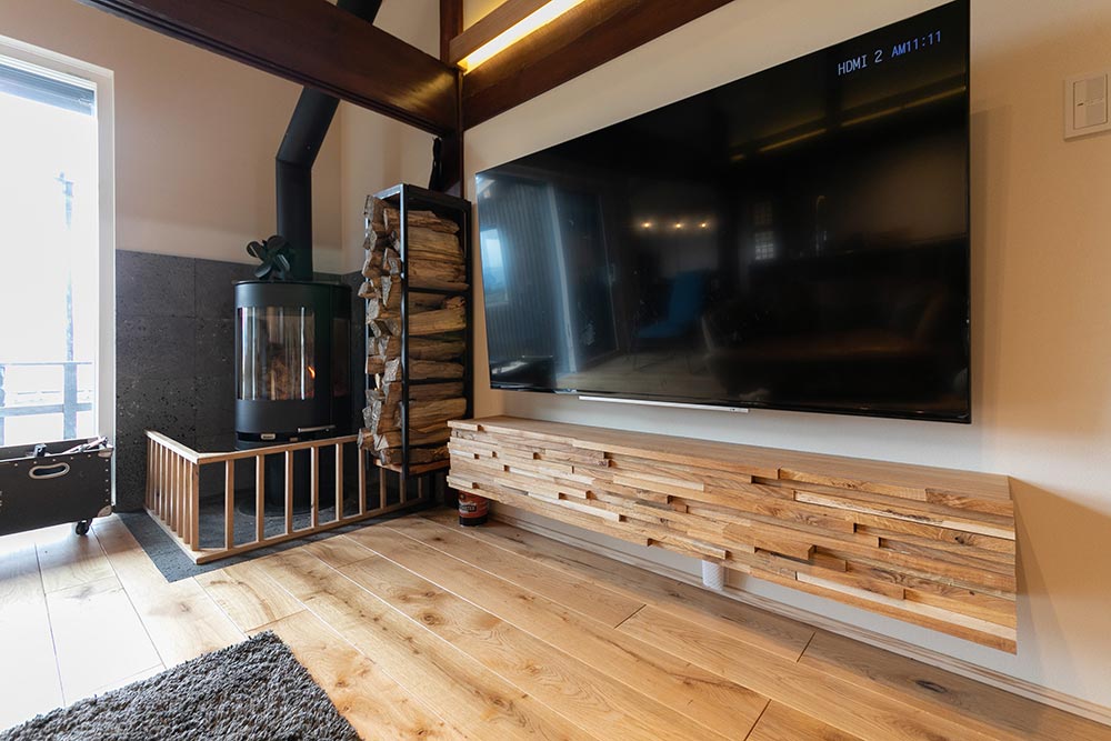 木のやわらかい雰囲気を感じます