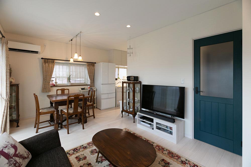 家族があつまるLDKは、寛ぐことができる空間