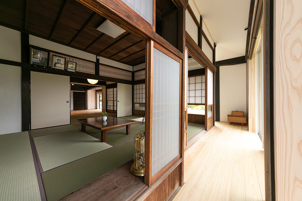 リフォーム後も、昔と変わらず落ち着きのある和室