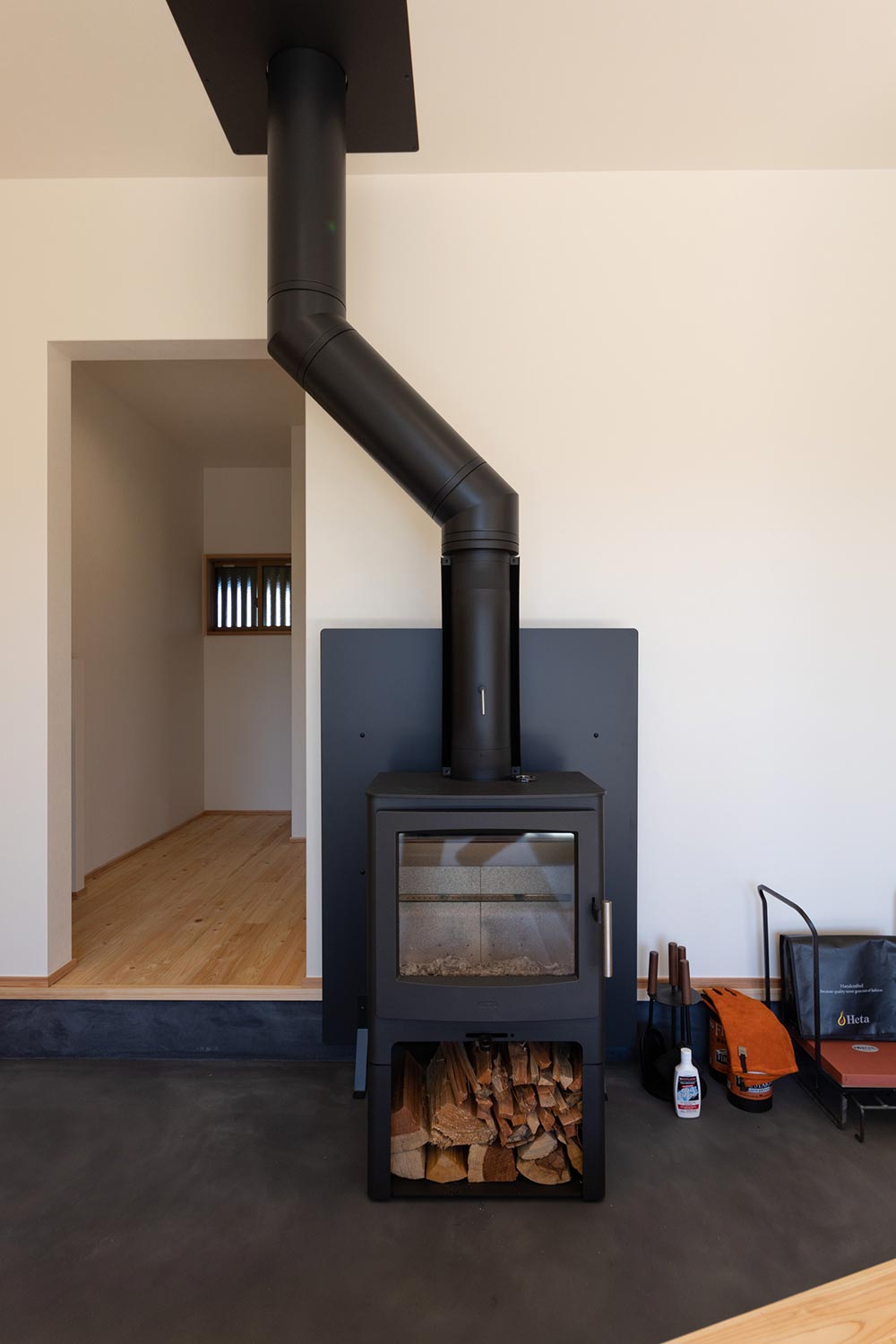 念願の薪ストーブで、ぽかぽかあったかリビング