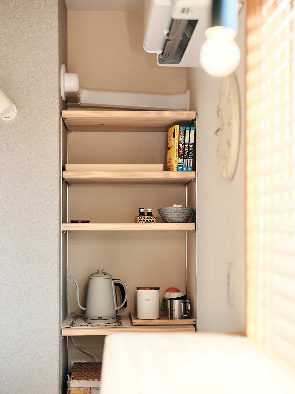 コンパクトな空間を最大限に生かした収納計画