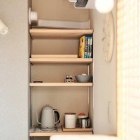 コンパクトな空間を最大限に生かした収納計画