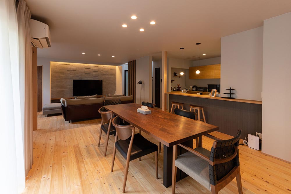 集い、語らい、寛ぐ空間。家族の時間が深まる、こだわりのLDK