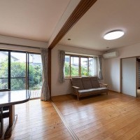 内窓で寒さが解消された、リビングダイニング