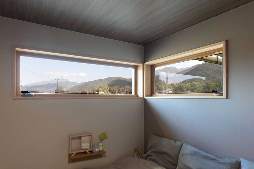 雄大な景色と共に目覚める。１日の始まりを豊かにする寝室