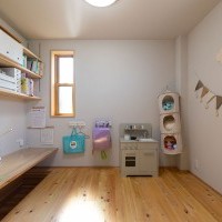 「お片付け」も楽しくなる工夫がいっぱい。成長を見守るキッズスペース