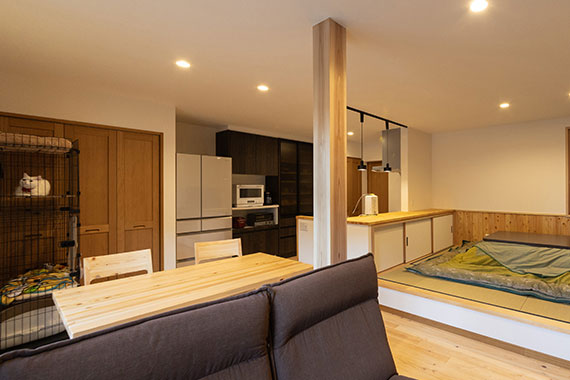 小上がりの空間が心地よい
ご実家リノベーション